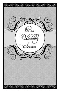 Wedding Program Cover Template 13A - Graphic 10